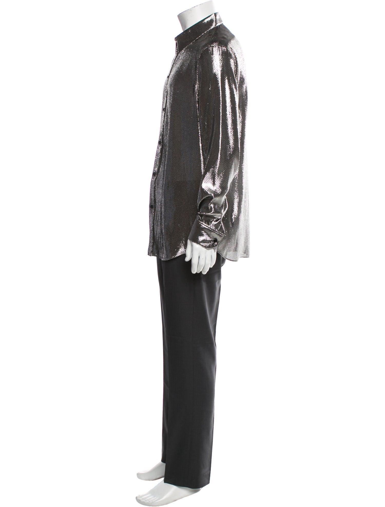 Celine Silk Long Sleeve Shirt