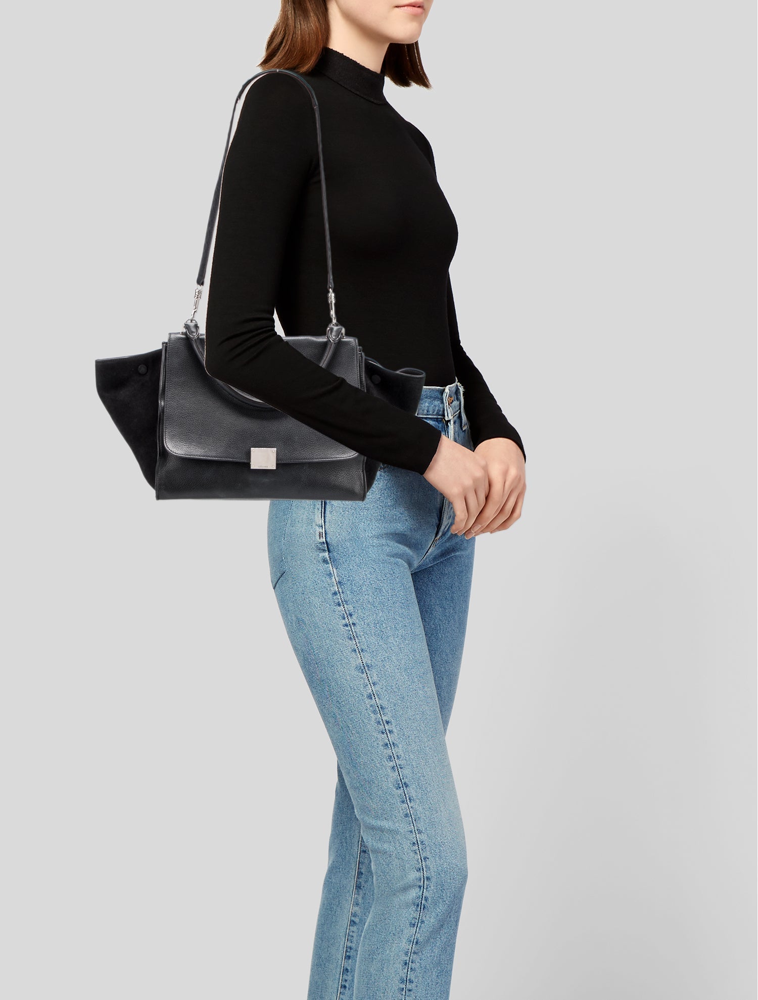 Celine Leather Trapeze Medium