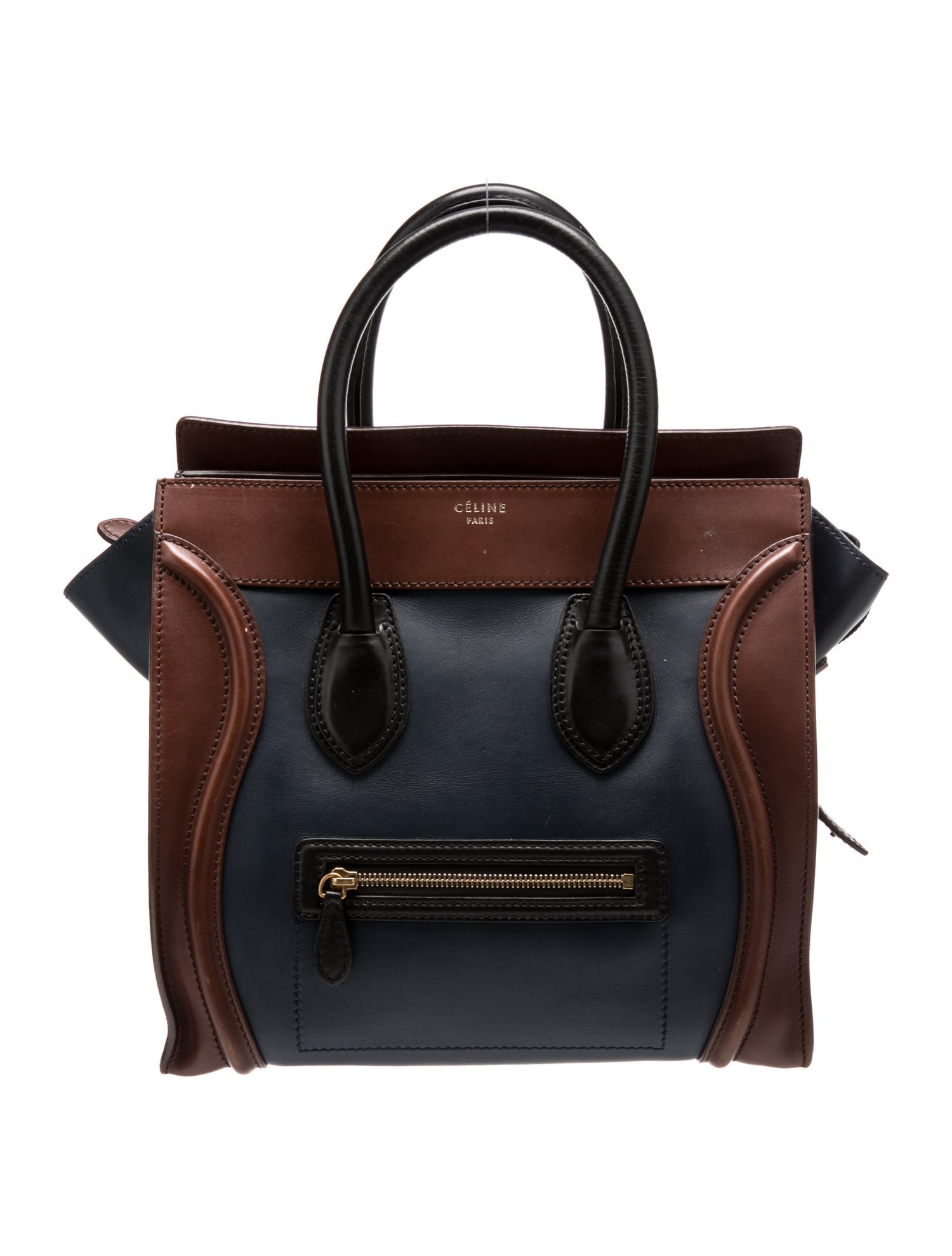 Celine Leather Luggage Mini