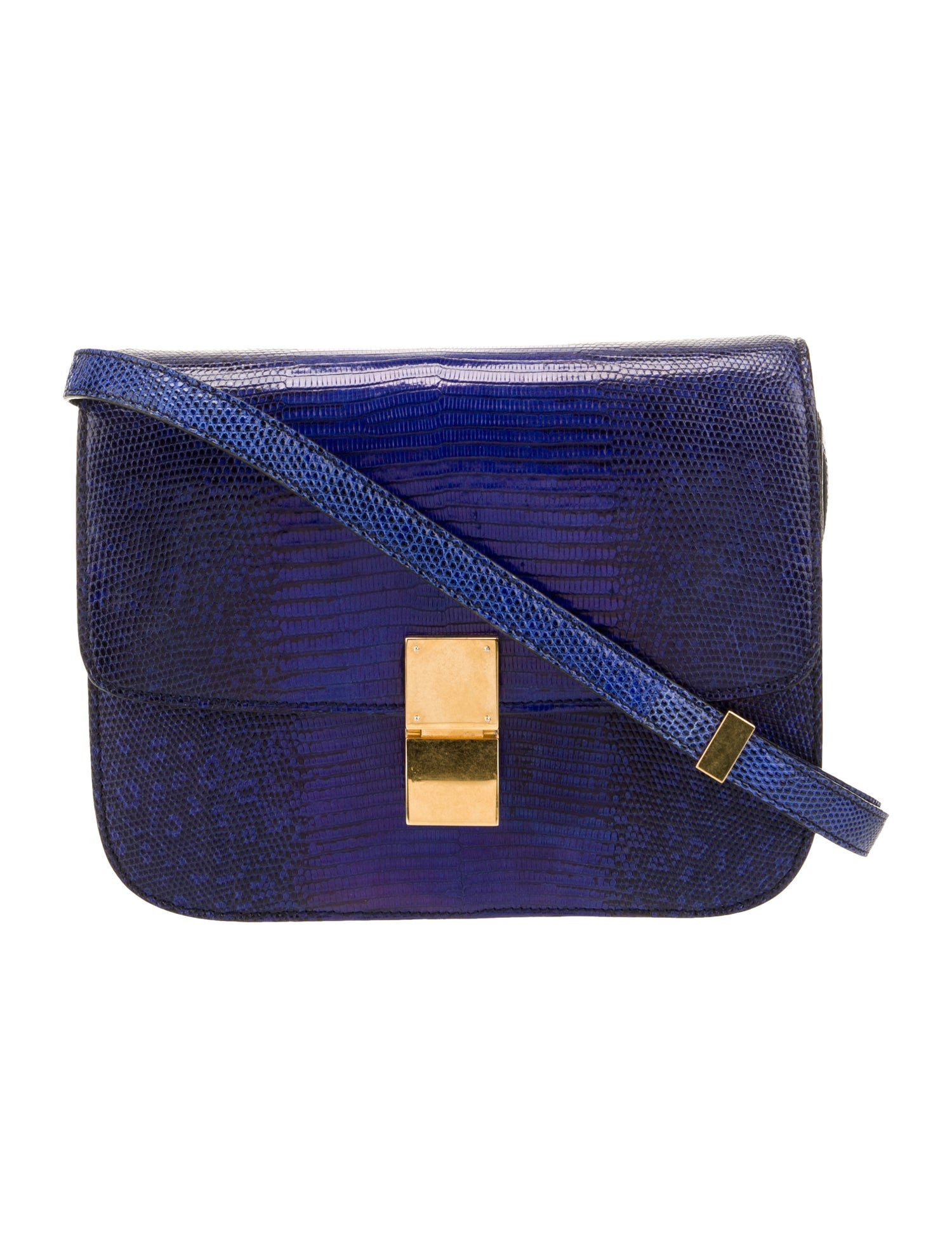 Celine Lizard Box on Strap Medium