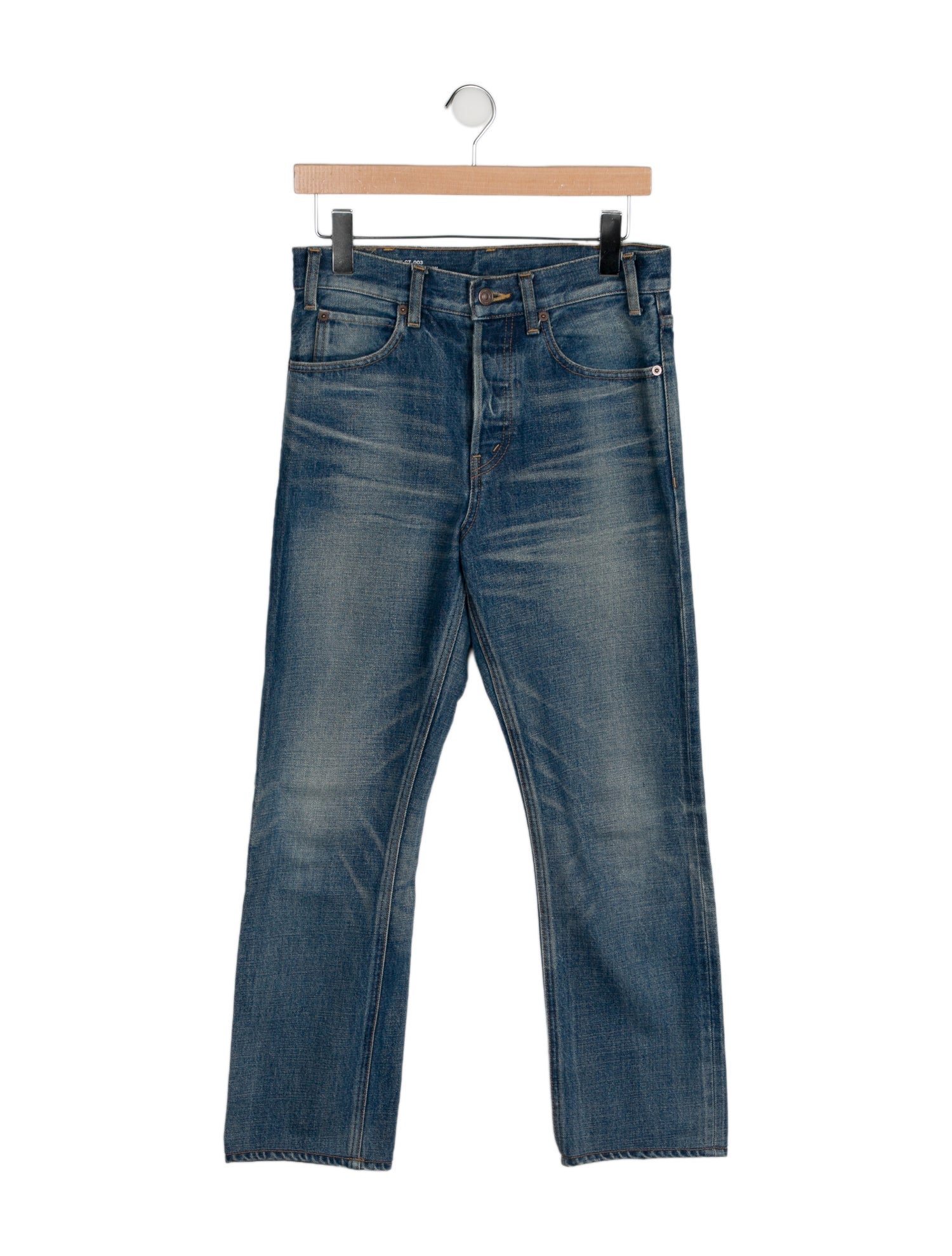 Celine High-Rise Straight Leg Jeans