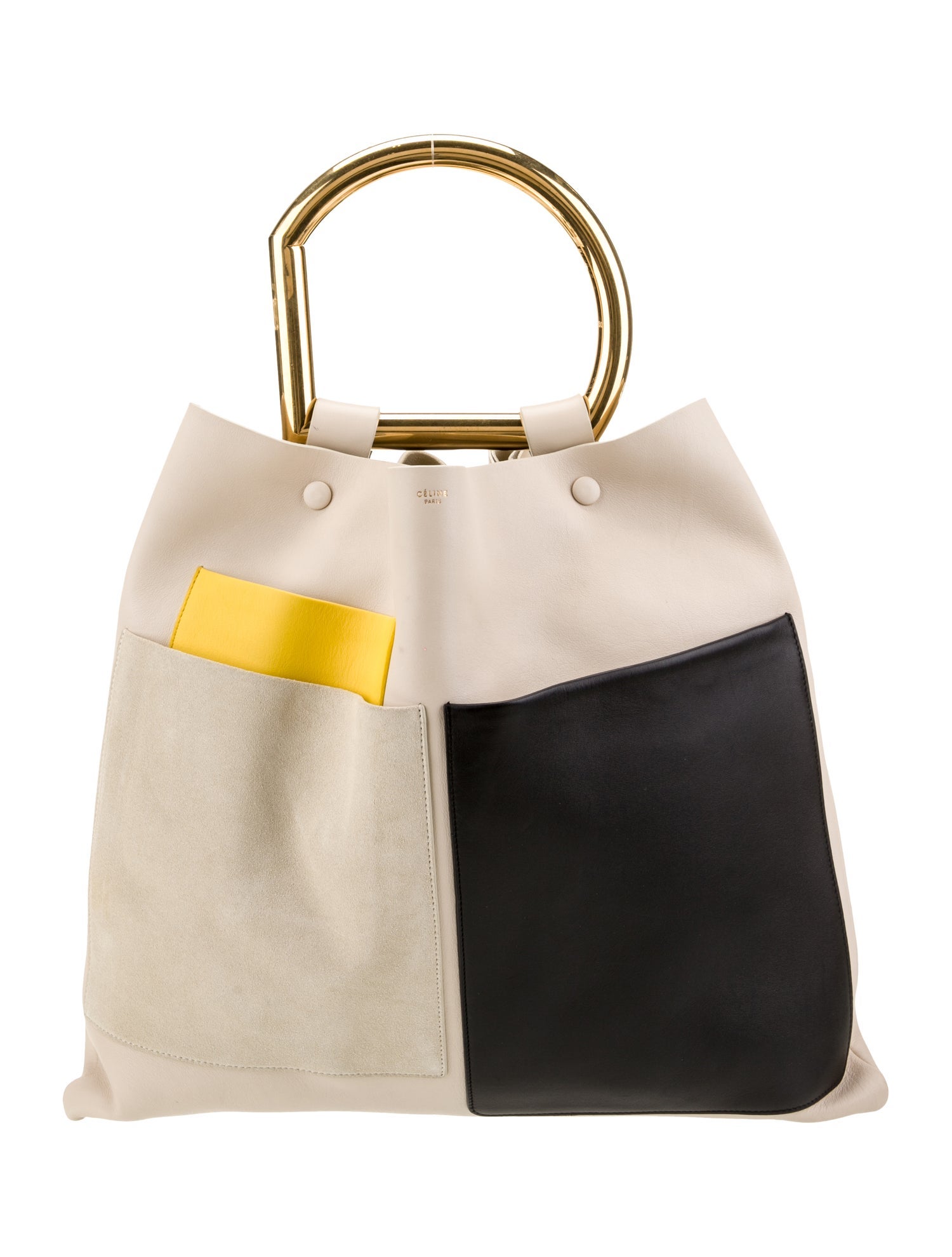 Celine Leather Bucket Bag