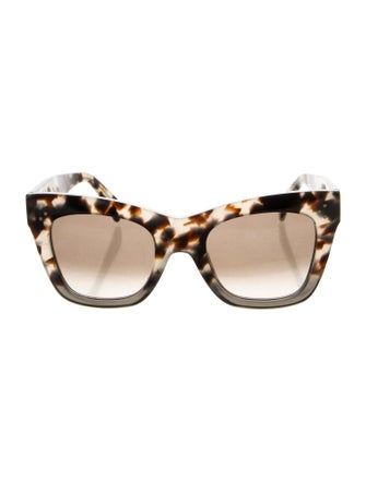 Celine Wayfarer Mirrored Sunglasses