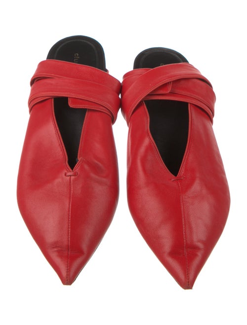 Celine Leather Slingback Flats