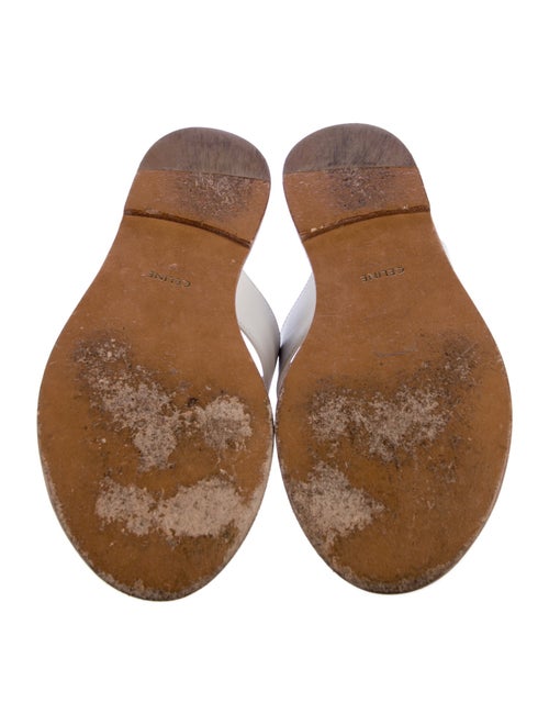 Celine Leather Flip Flops
