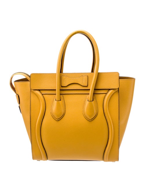 Celine Leather Luggage Micro