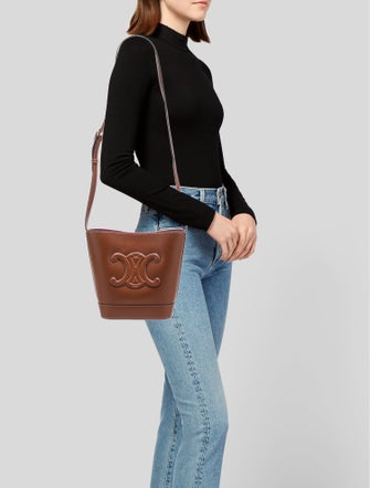 Celine Leather Bucket Bag 2022