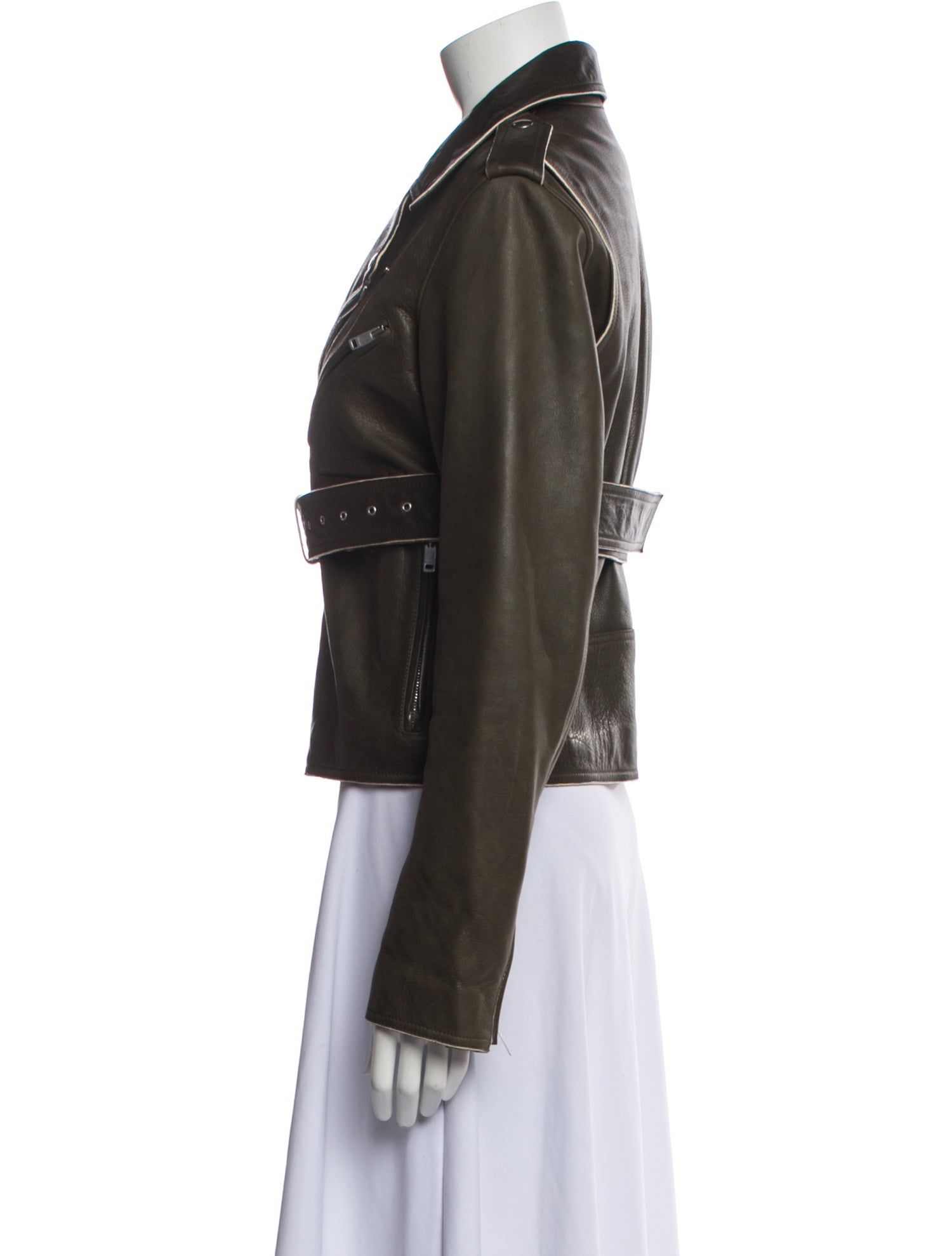 Celine Leather Biker Jacket