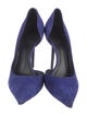 Celine Suede D'Orsay Pumps