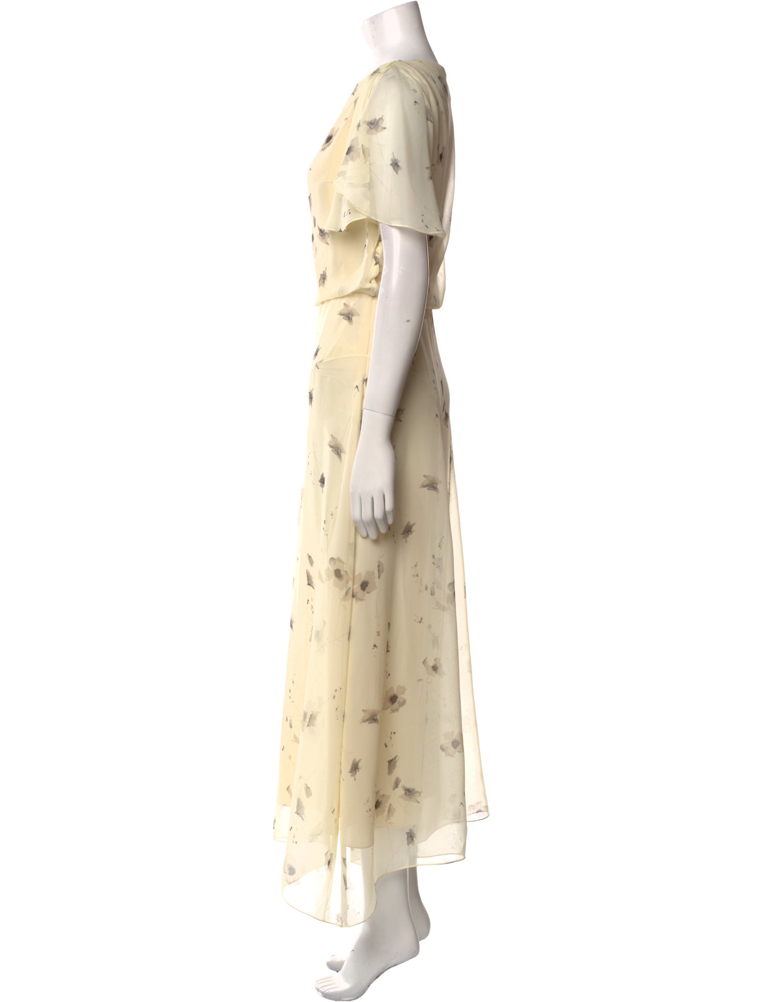 Celine Silk Long Dress