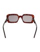 Celine Square Tinted Sunglasses
