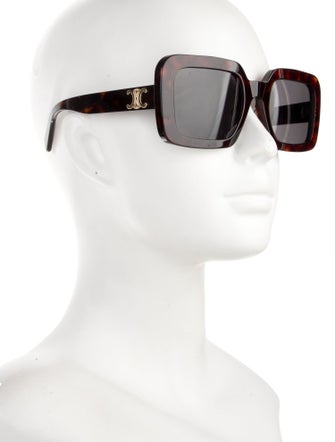 Celine Square Tinted Sunglasses