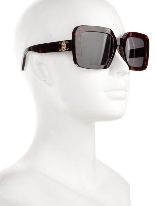 Celine Square Tinted Sunglasses