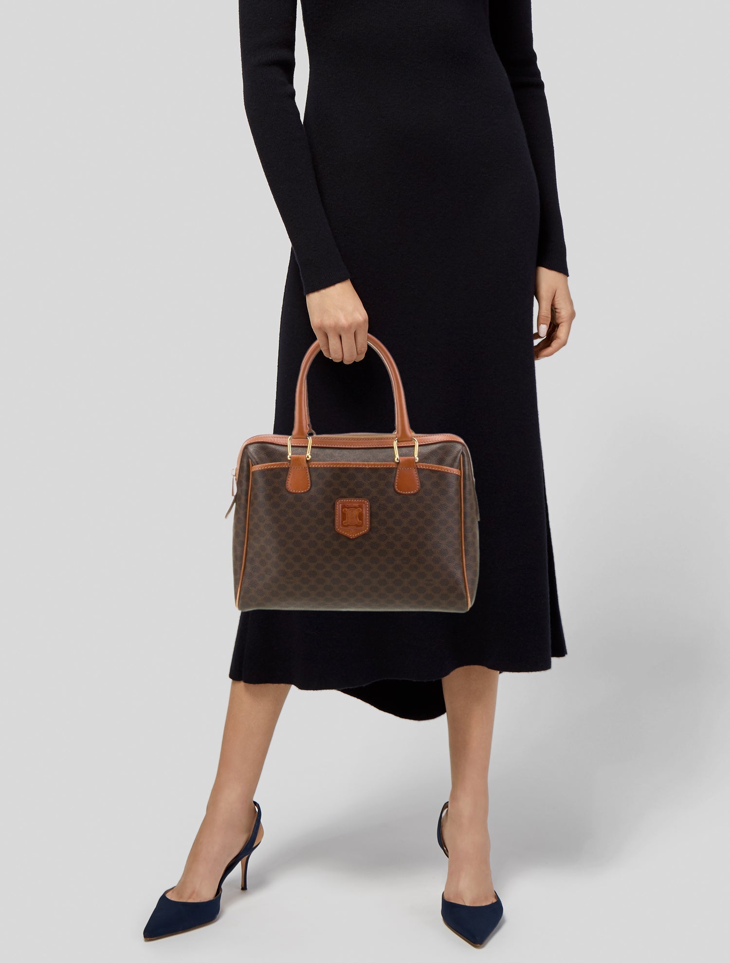 Celine Macadam Top Handle Bag
