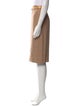 Celine Silk Knee-Length Skirt