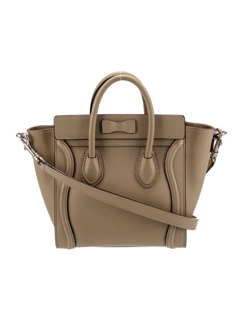 Celine Leather Luggage Nano