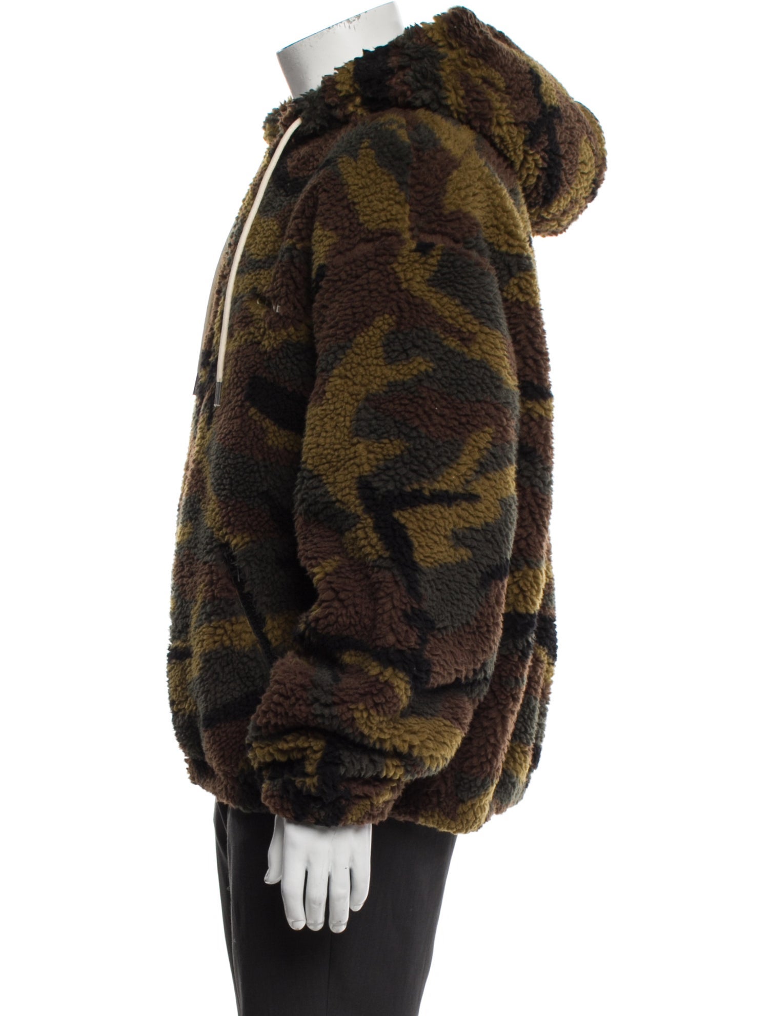 Celine Triomphe Camouflage Print Puffer Coat w/ Tags