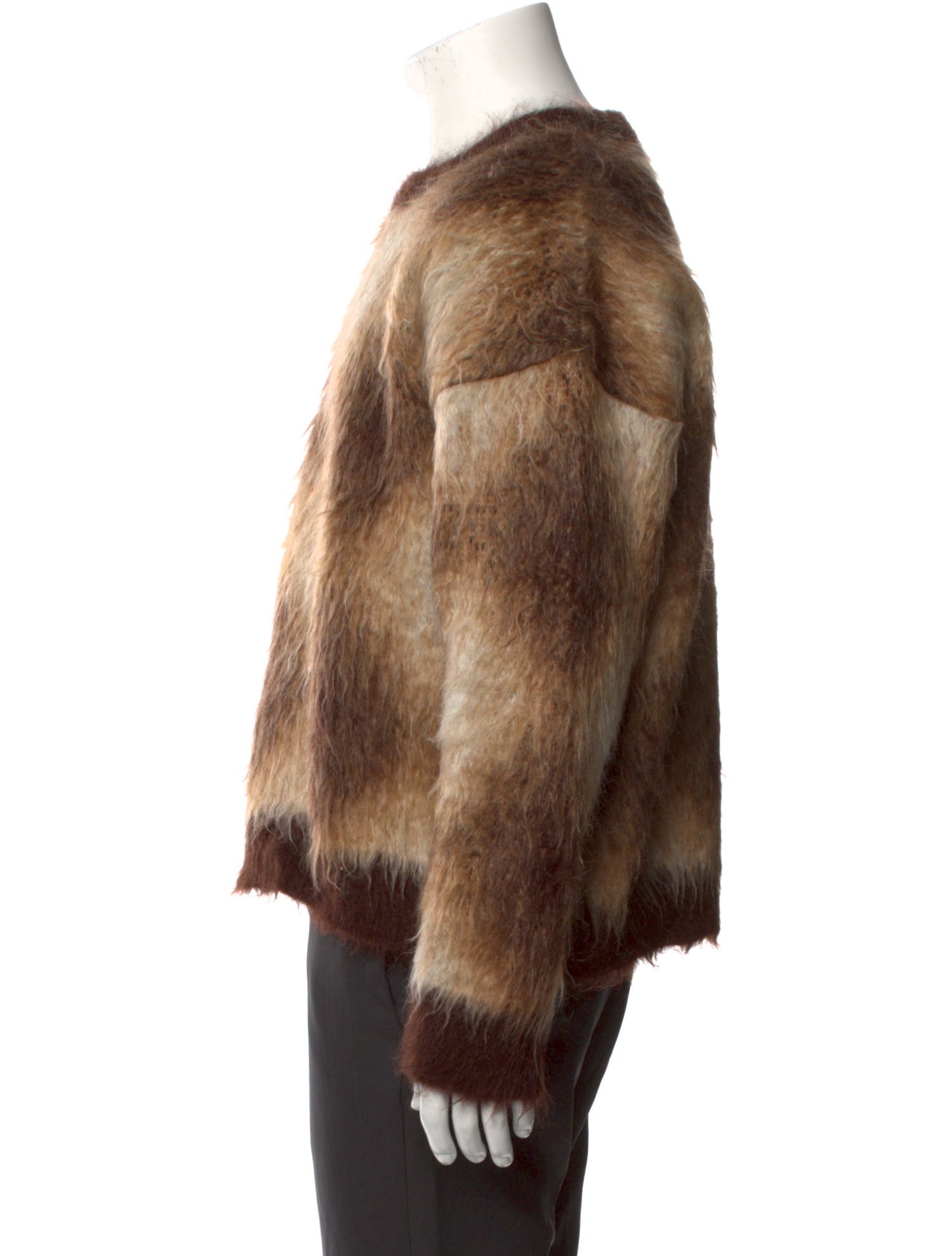 Celine Graphic Print Crew Neck Pullover