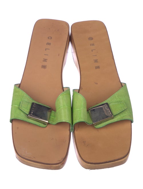 Celine Leather Slides