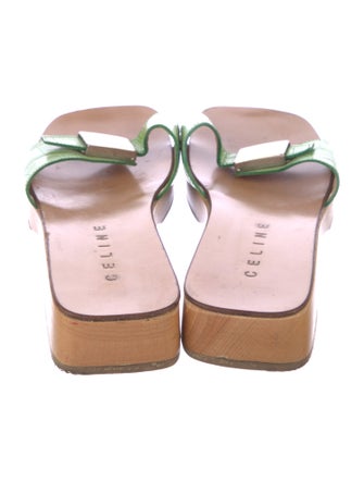 Celine Leather Slides