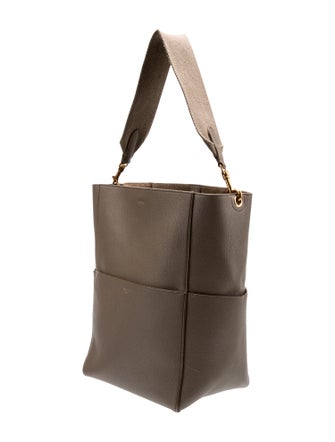 Celine Leather Seau Sangle Medium