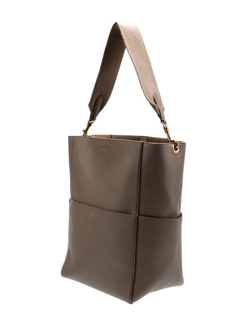 Celine Leather Seau Sangle Medium