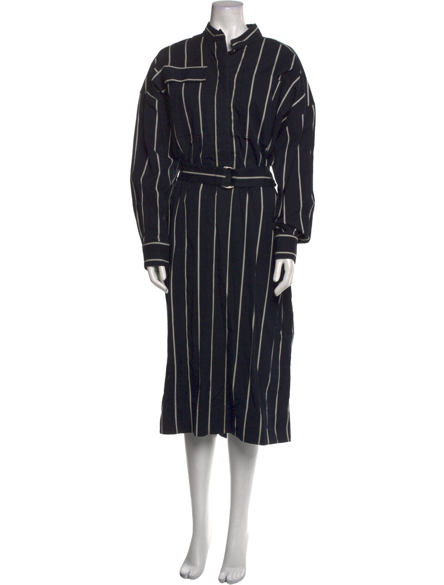 Celine Striped Long Dress