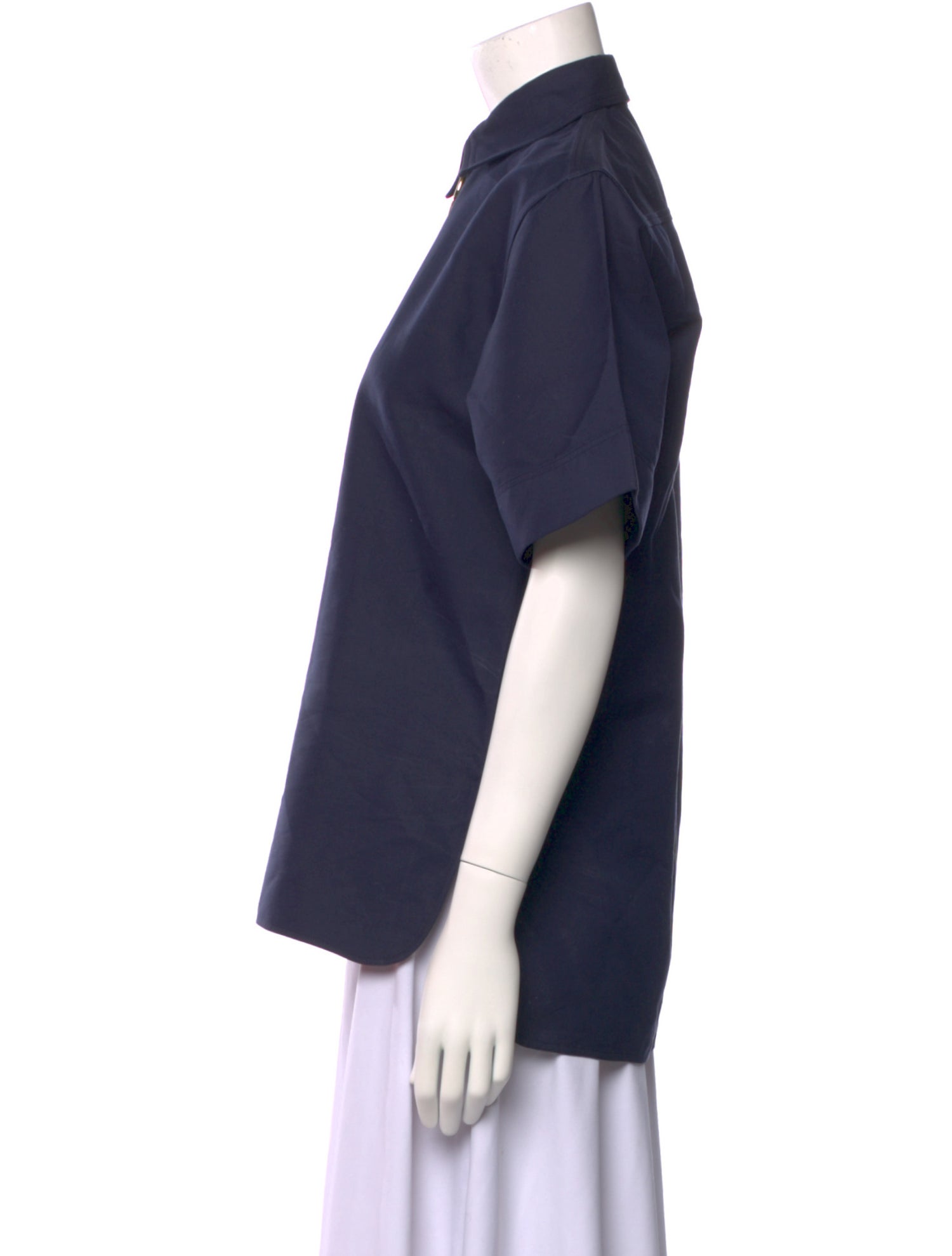 Celine 2010's Short Sleeve Blouse