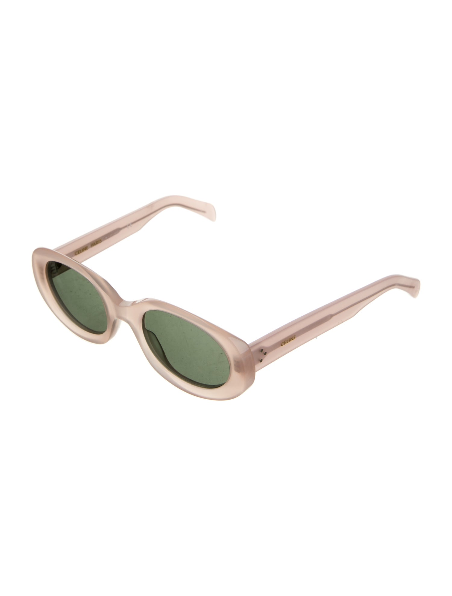 Celine Round Mirrored Sunglasses