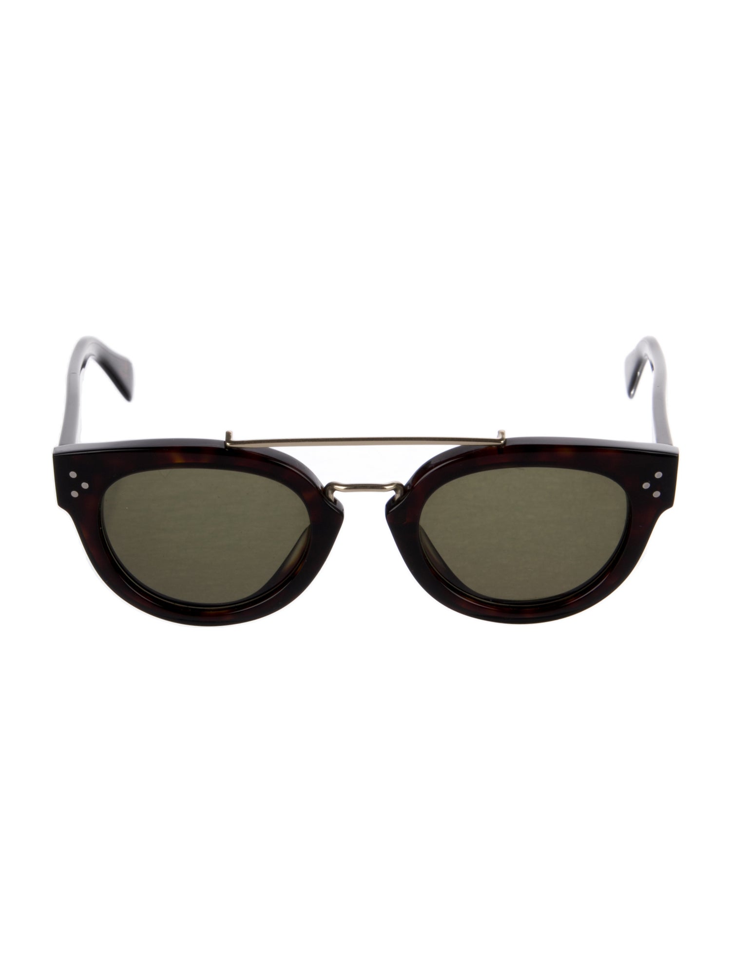 Celine Round Tinted Sunglasses