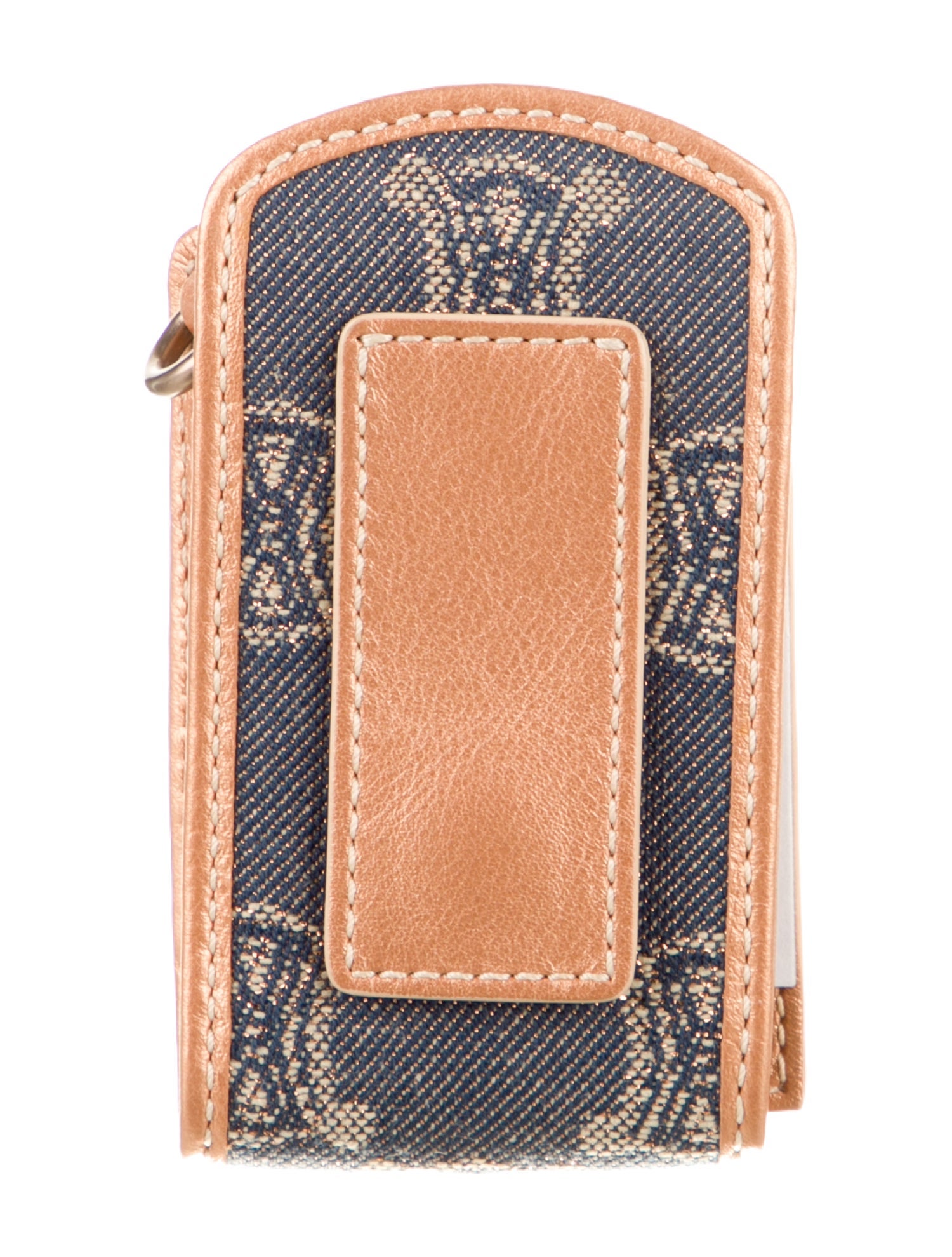 Celine Denim Leather Trim Ipod Case