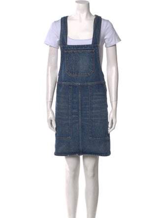 Celine Square Neckline Mini Dress
