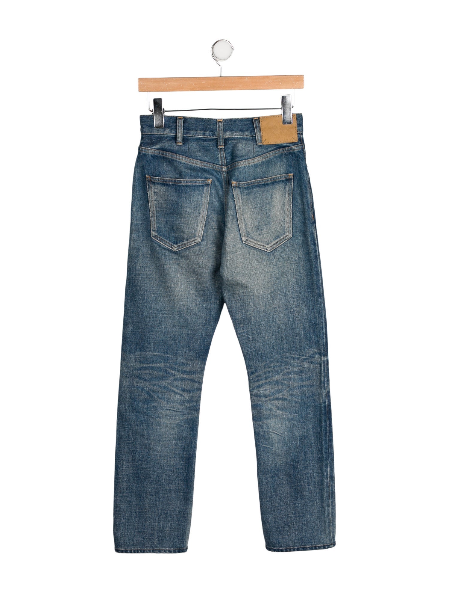 Celine Mid-Rise Straight Leg Jeans