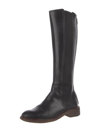 Celine Leather Riding Boots