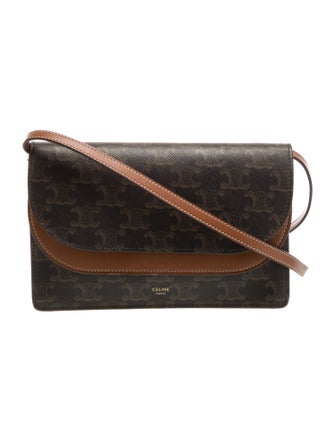 Celine Triomphe Wallet On Strap 2023