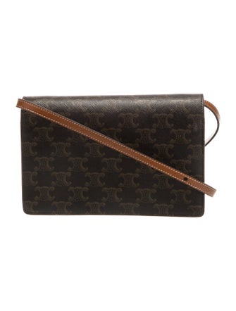 Celine Triomphe Wallet On Strap 2023