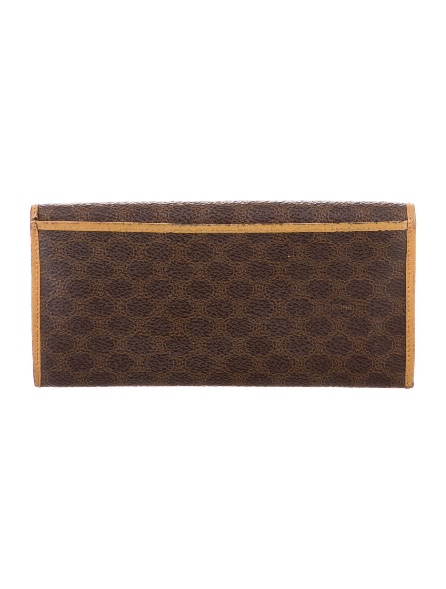 Celine Triomphe Printed Continental Wallet