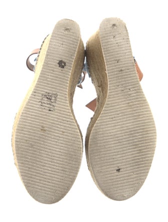 Celine Suede Printed Espadrilles