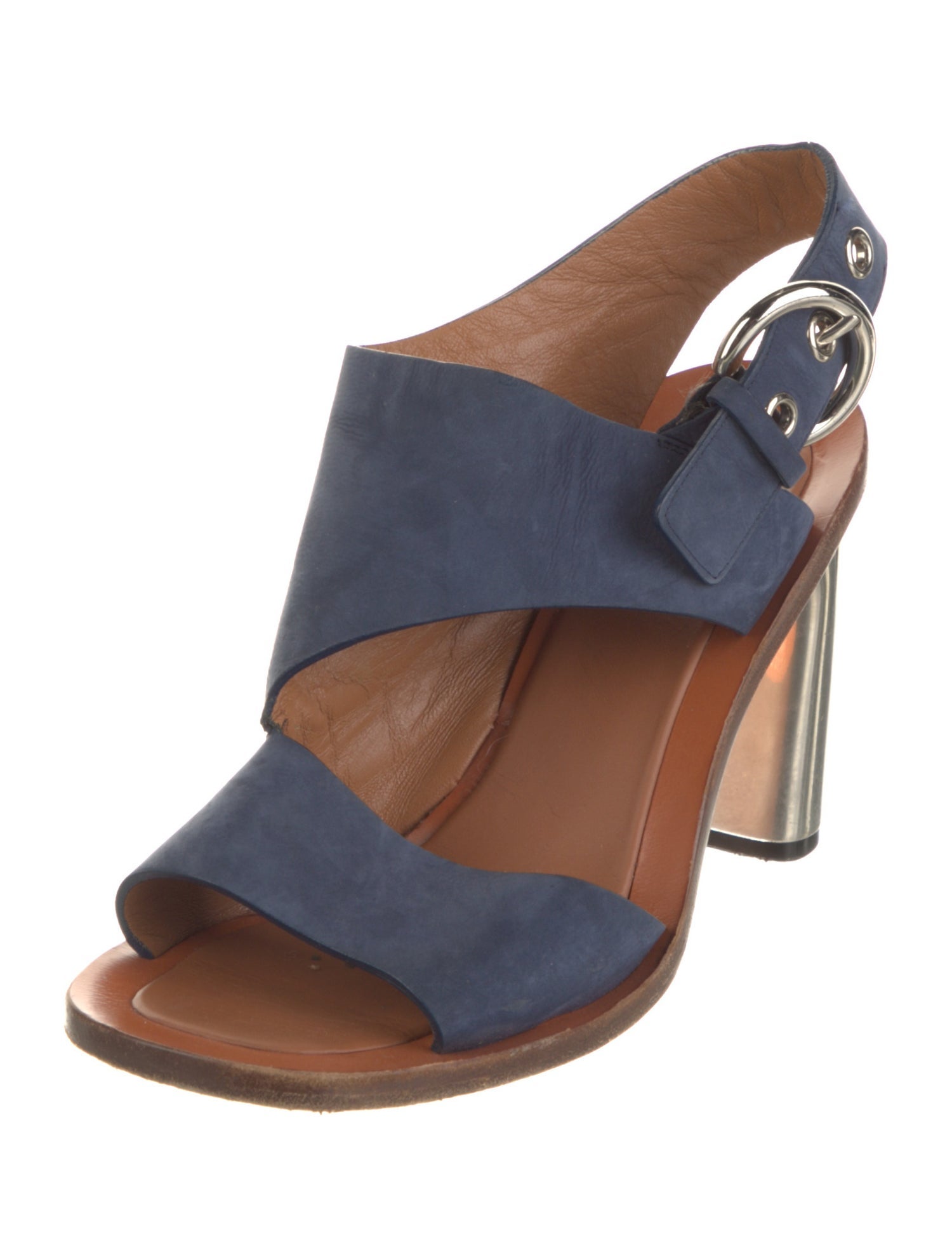 Celine Suede Slingback Sandals