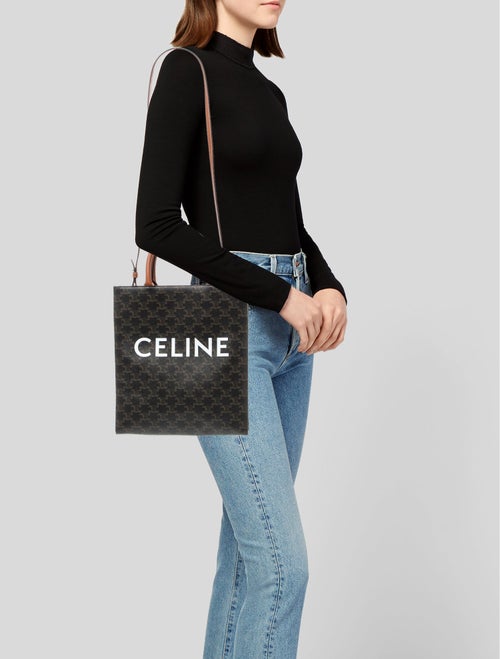 Celine Triomphe Vertical Cabas
