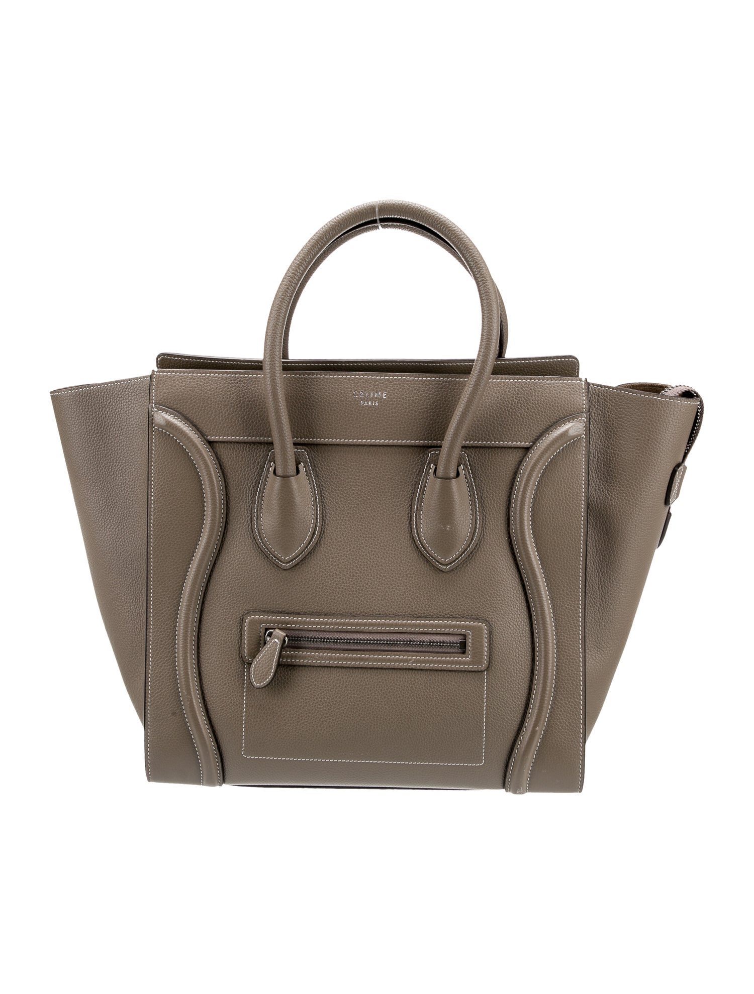 Celine Leather Luggage Micro