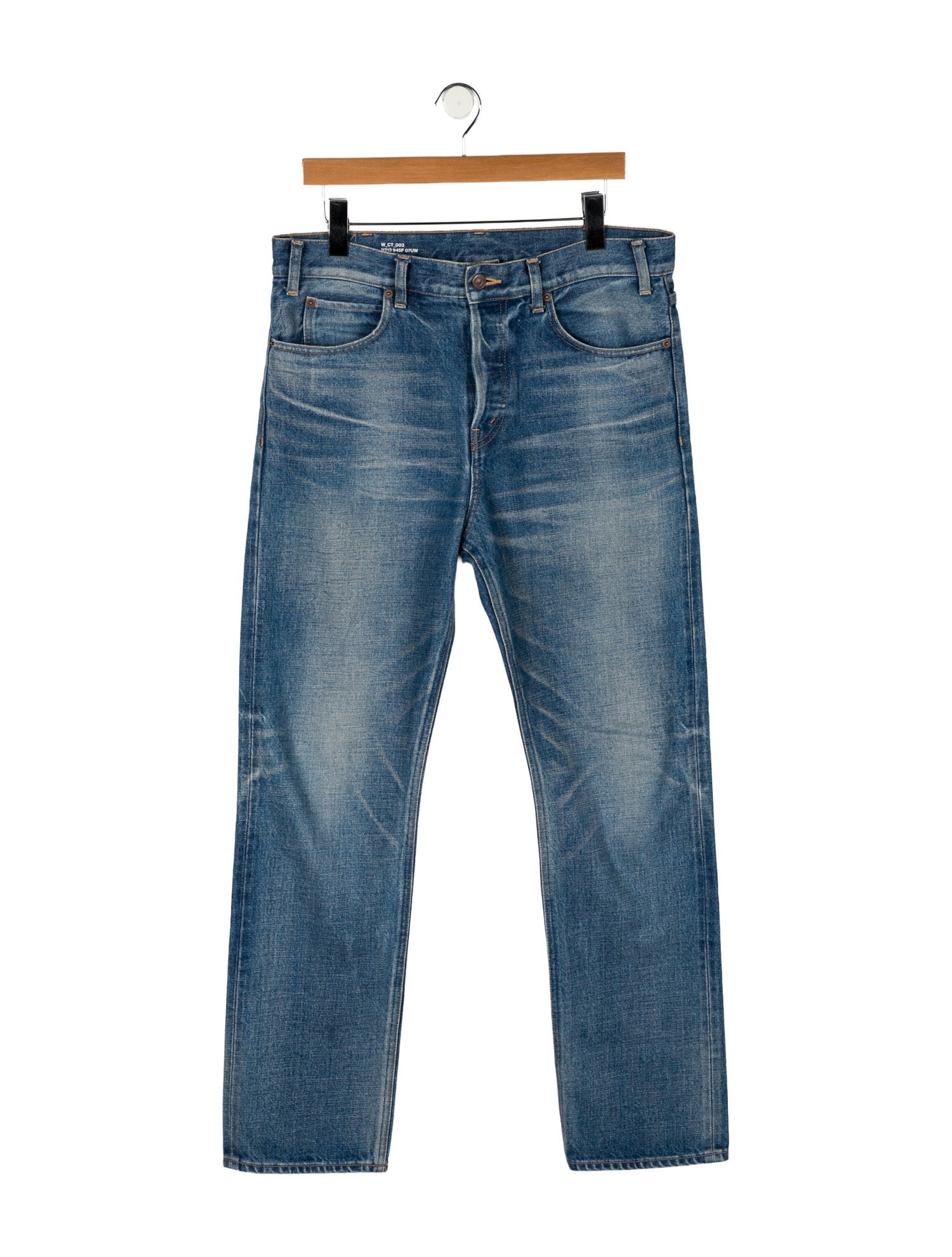 Celine High-Rise Straight Leg Jeans