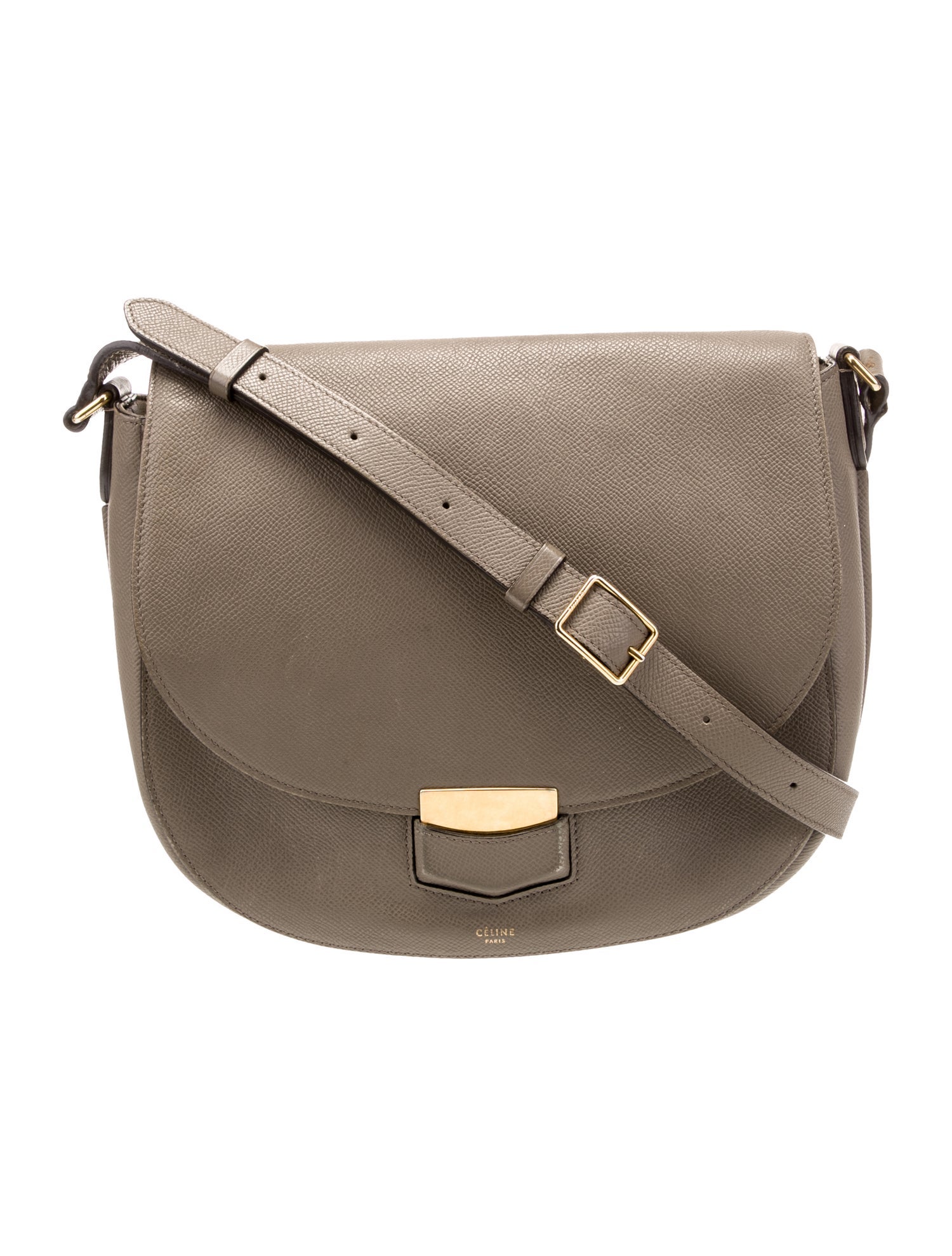 Celine Leather Trotteur Medium