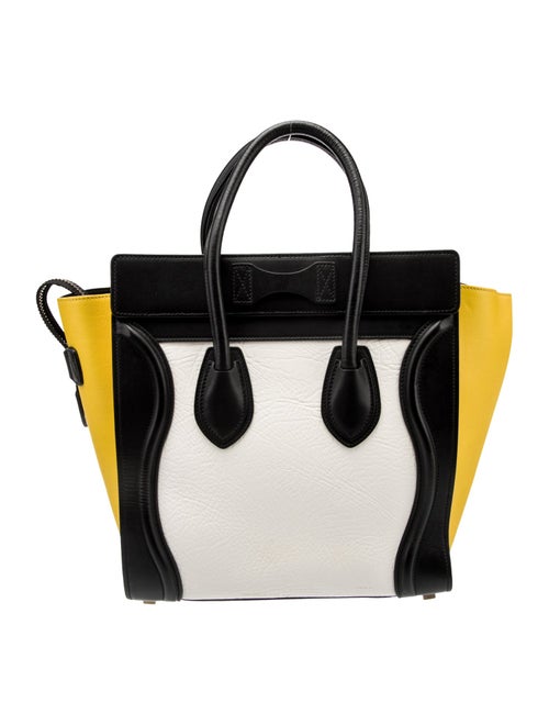 Celine Leather Luggage Micro