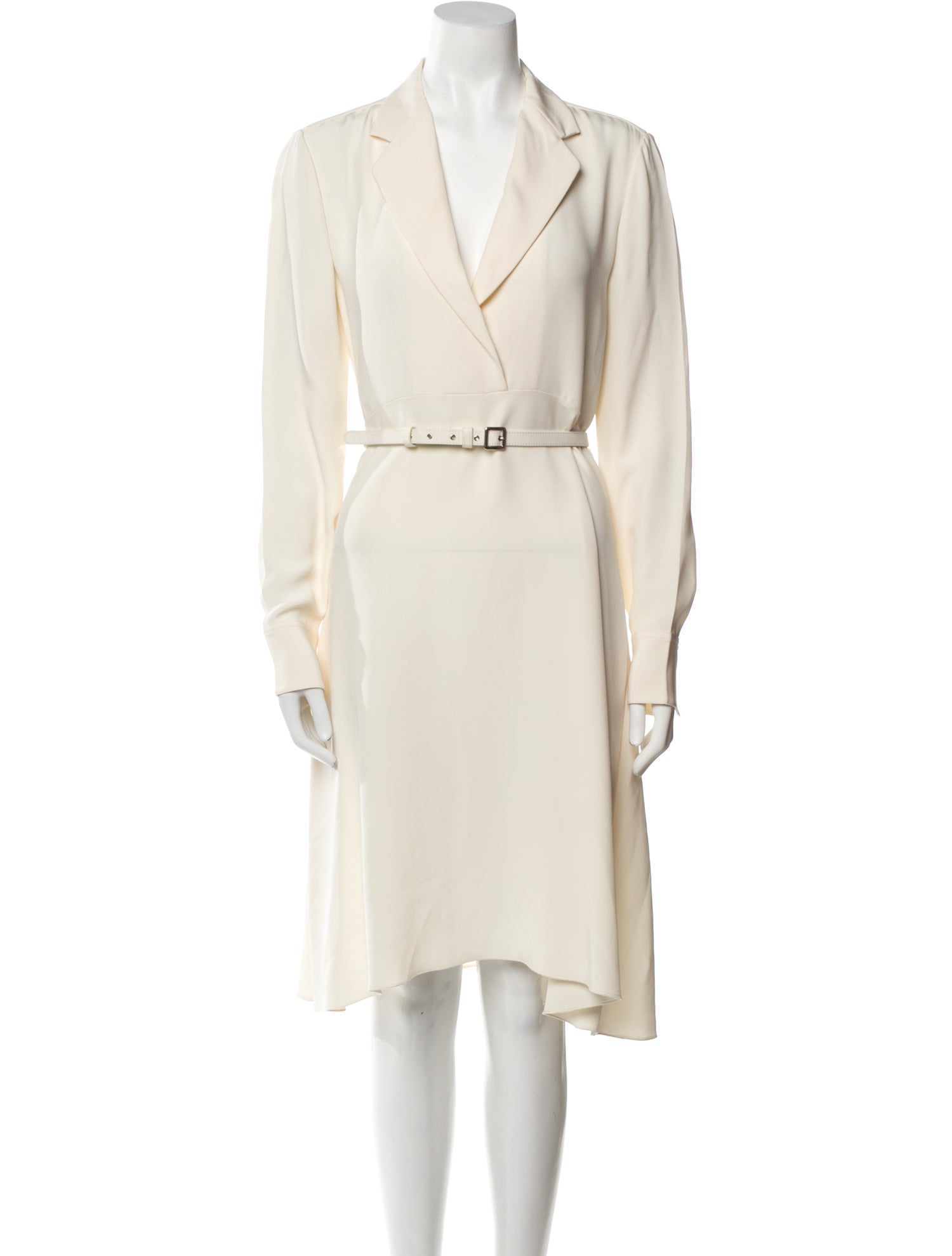 Celine Silk Knee-Length Dress