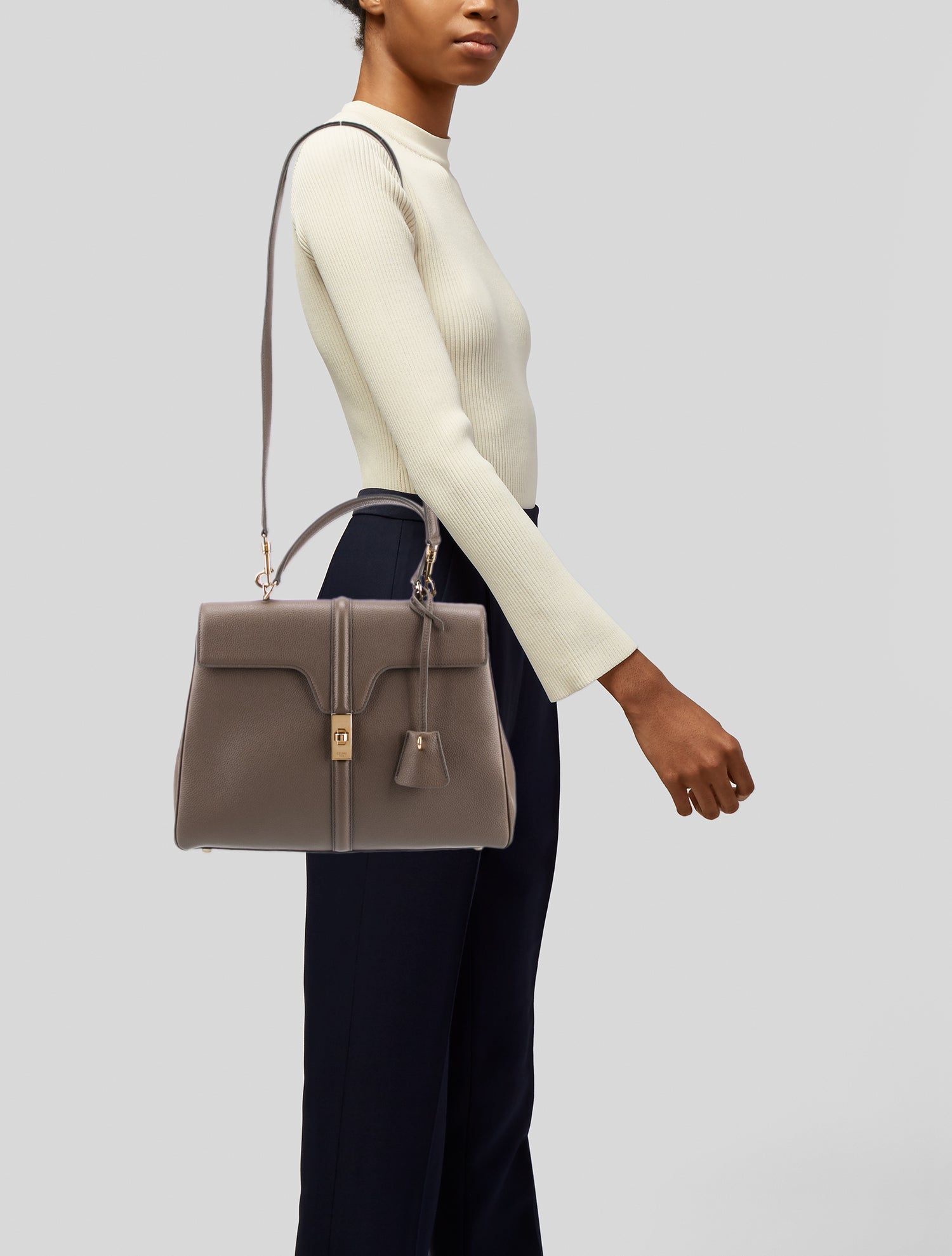 Celine Leather 16 Bag Medium