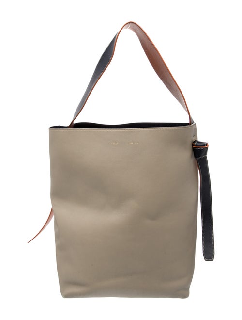 Celine Leather Twisted Cabas