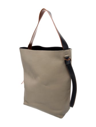 Celine Leather Twisted Cabas