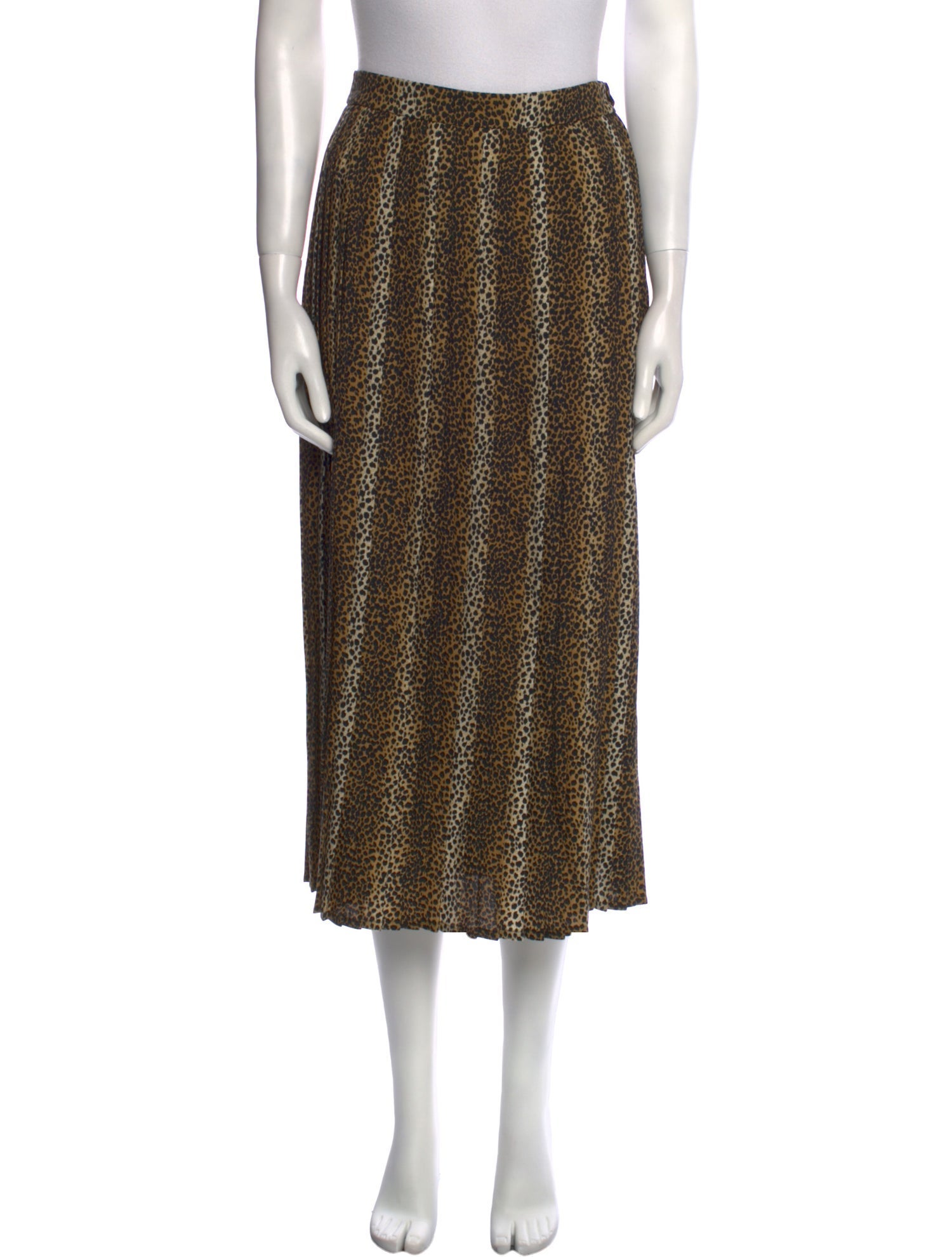 Celine Wool Midi Length Skirt