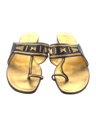 Celine Leather Slides